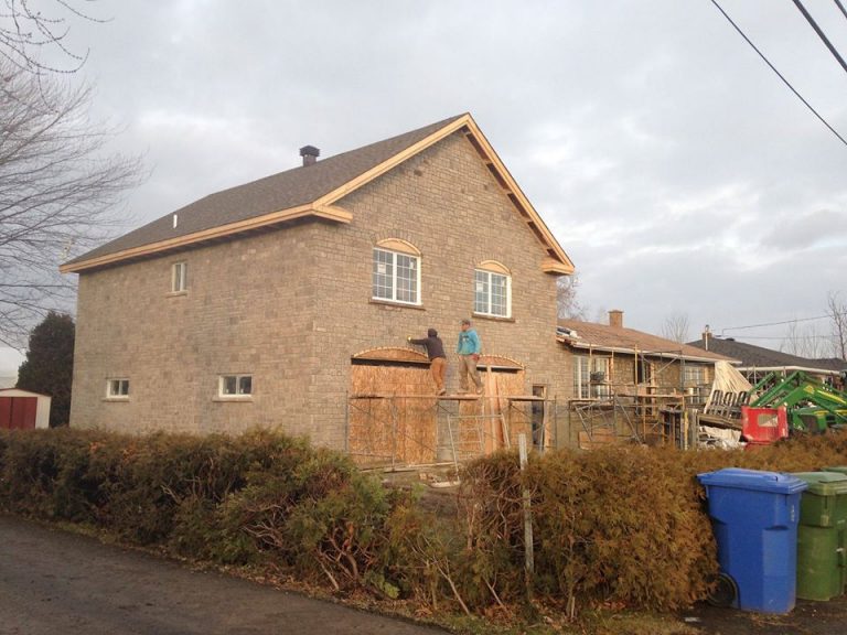 Agrandissement de maison StEustache Entreprises Md Construction